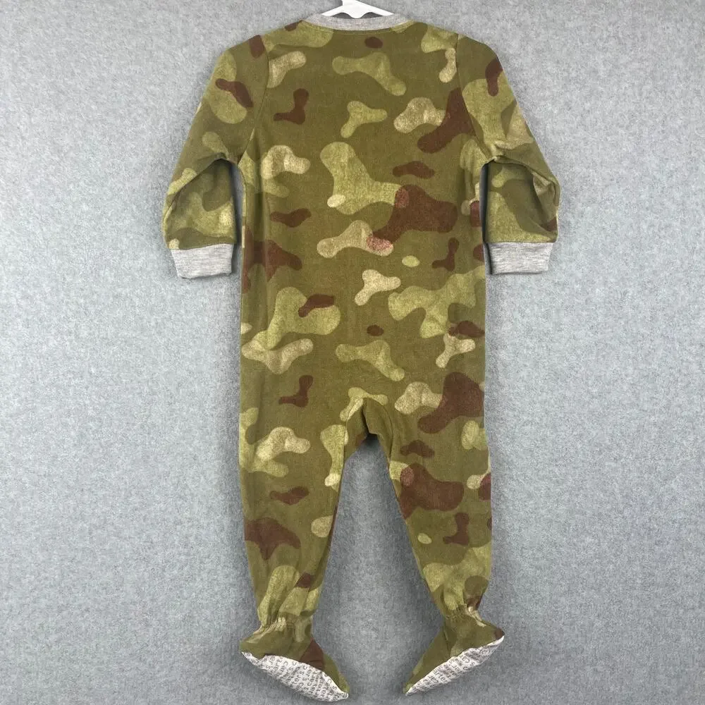 Carter's Fleece Dino Footed Pj Size 18 Months